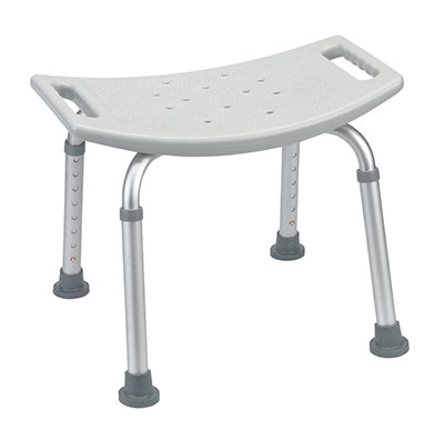 [43-2606] Drive, Bathroom Safety Shower Tub Bench Chair, Gray