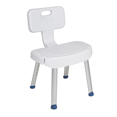 [68-0281] Drive, Bathroom Safety Shower Chair with Folding Back