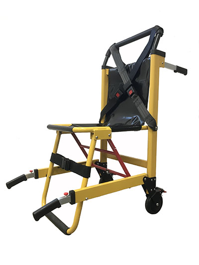 [16-1904] Deluxe Heavy Duty Stair Chair-2Wheel-Yellow