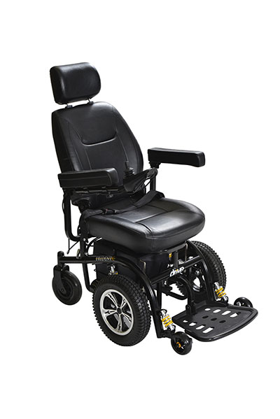 [43-2777] Drive, Trident Front Wheel Drive Power Wheelchair, 20" Seat