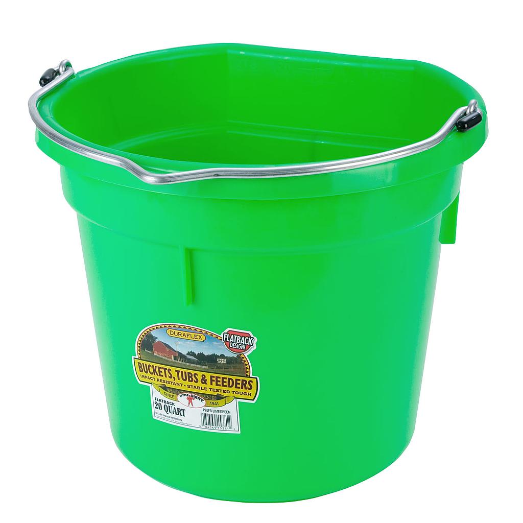 [P20FBLIMEGRN6] 20 Quart Plastic Bucket