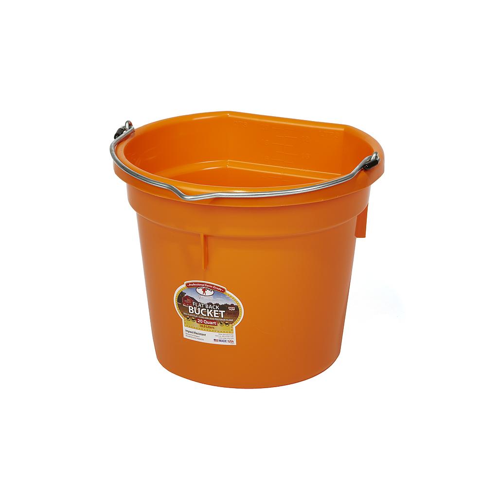 [P20FBORANGE6] 20 Quart Plastic Bucket