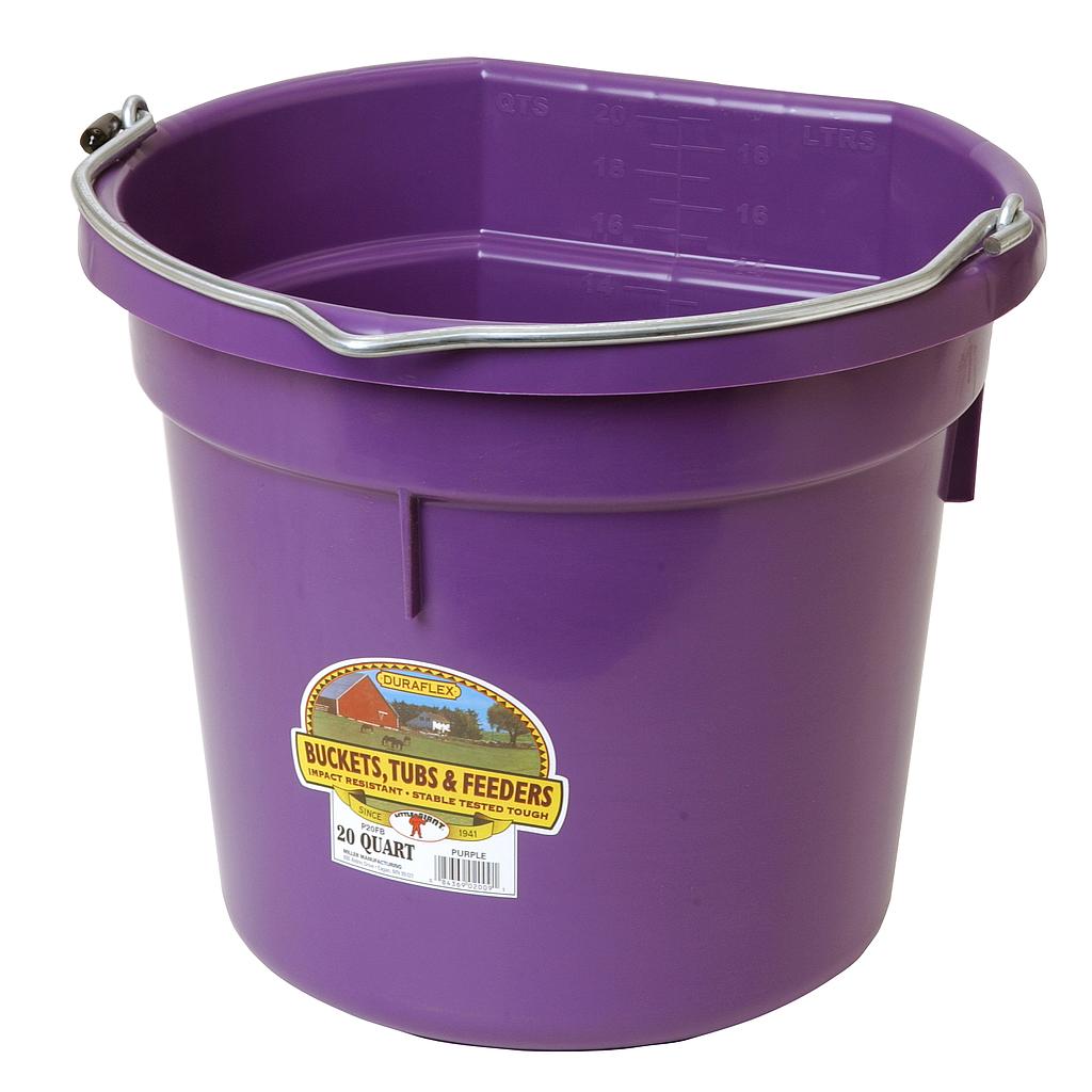 [P20FBPURPLE6] 20 Quart Plastic Bucket