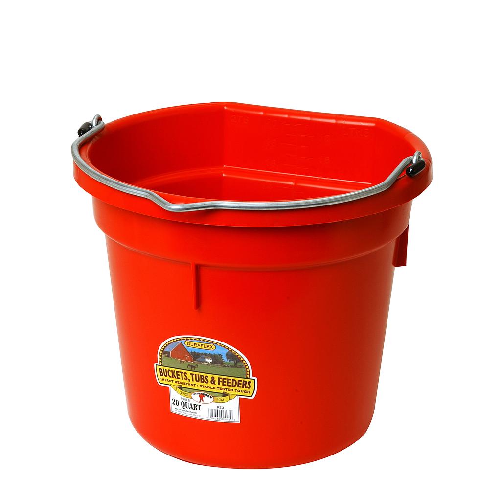 [P20FBRED6] 20 Quart Plastic Bucket