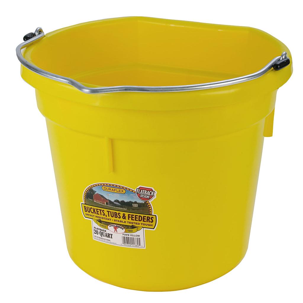 [P20FBYELLOW6] 20 Quart Plastic Bucket