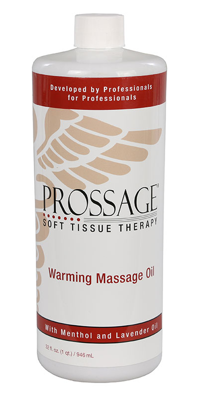 [11-0202-8] Prossage Warming Massage Oil - 32 oz bottle, case of 8