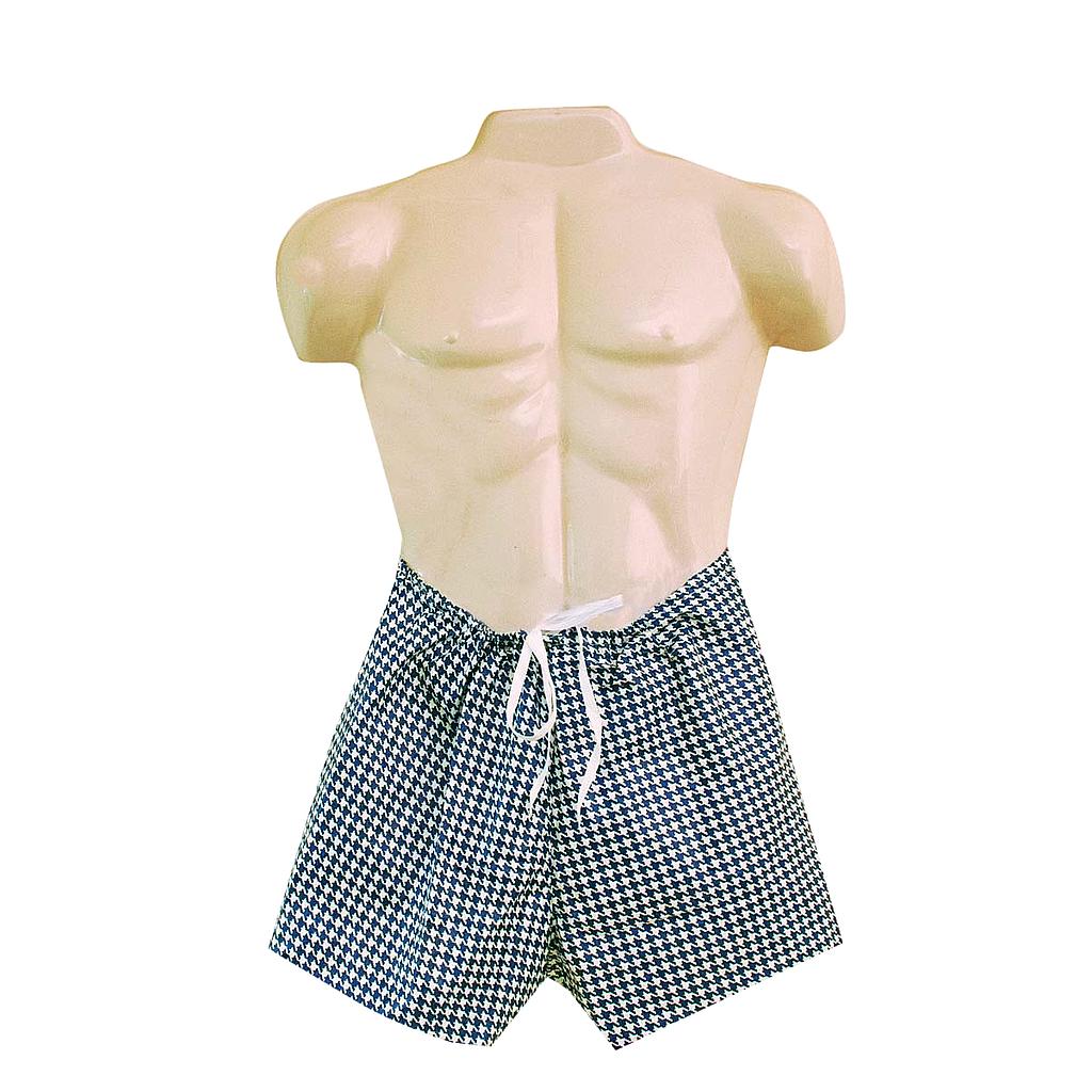 [20-1010] Dipsters patient wear, men's tie-waist shorts, small - dozen