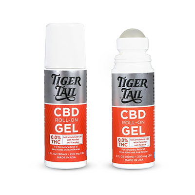 [11-0850] Tiger Tail, CBD Roll-On Gel, 3 fl. oz.(88.72 ml)