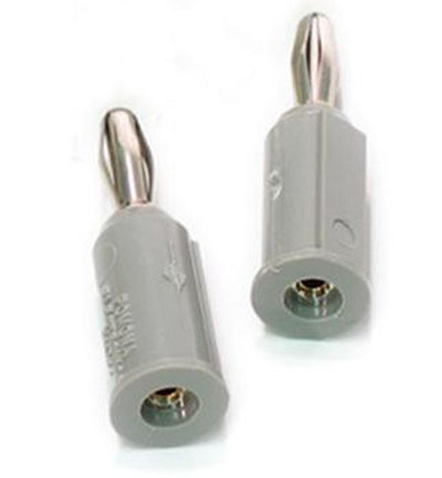 [13-3299] Mettler Pin to Banana Adapter Plug, Grey - set of 4
