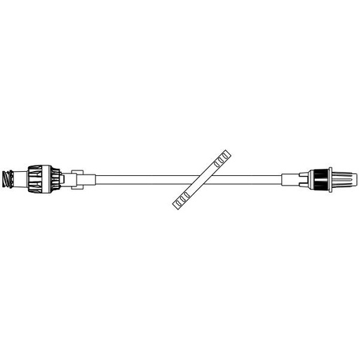 [7N8378] Baxter™ Straight Catheter Extension Set, Standard Bore, ONE-LINK, Neutral Fluid Displacement , 7.6 "