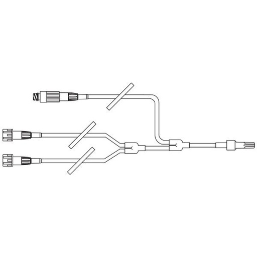 [2N8341] Baxter™ 3-Lead Catheter Extension Set, Microbore, CLEARLINK Valve, 5.5"