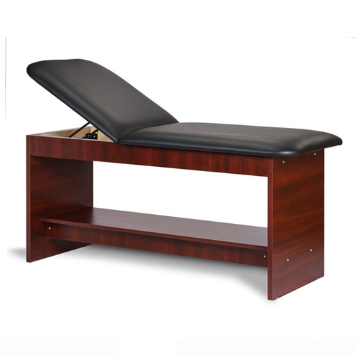 [91020-27] Panel Leg Series, Treatment Table with Full Shelf
