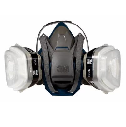 [6502QL] 3M Reusable Respirator, Quick Latch Half Facepiece, Medium 10ct