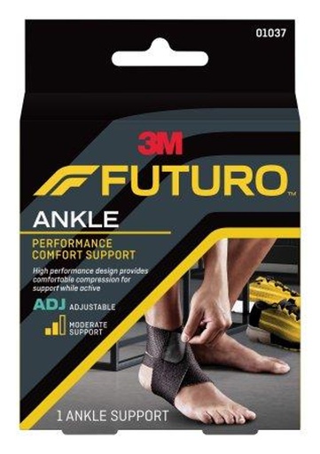 [01037ENR] 3M Futuro Comfort Ankle Support, Adjustable, 2ct, 6/cs 01037ENR