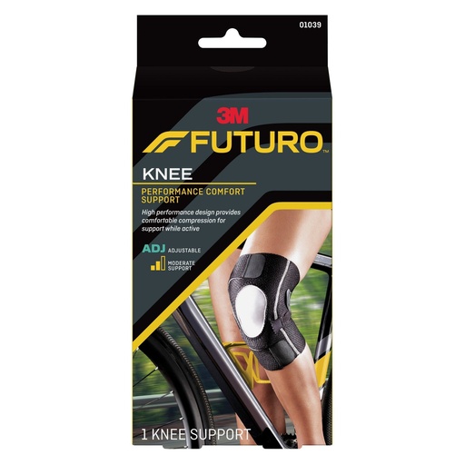[01039ENR] 3M Futuro Comfort Knee Support, Adjustable, 2ct, 6/cs 01039ENR