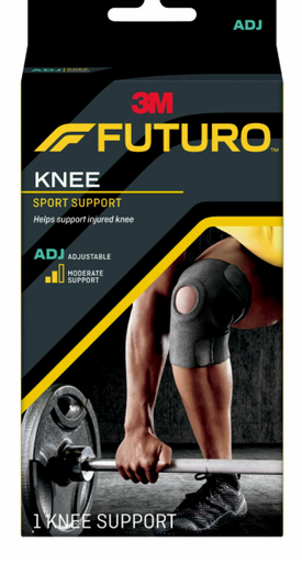 [09039ENR] 3M Futuro Sport Knee Support, Adjustable, 2ct, 6/cs 09039ENR