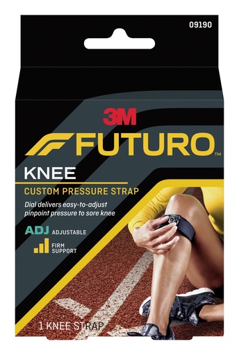 [09190ENR] 3M Futuro Pressure Knee Strap, Adjustable, 2ct, 6/cs 09190ENR
