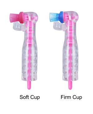 [LSFAS-500] PacDent Endo Lotus Prophy Angle, Soft Cup, Pink, Disposable, 500/pk