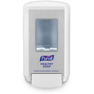 [5130-01] GOJO Industries, Inc. Soap Dispenser, 1200 ml, Push Style, White, 1/cs