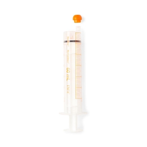 [NM-S60NC] Avanos Medical, Inc. ENFit Oral Syringe, 60 ml, Orange, Sterile, 100/cs
