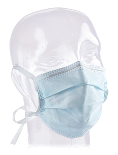 [15200] Aspen Surgical Mask, Surgical, Lite & Cool, Blue, 300/cs