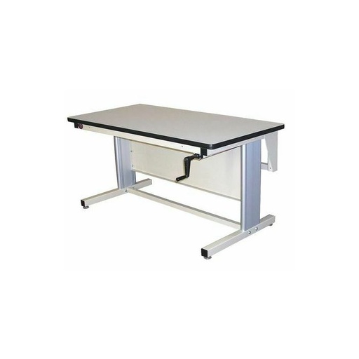 [B-ESMART-SH60-K3] Capsa Healthcare Stainless Handcrank Table, 60in