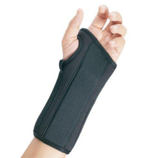 [22-471MDBLK] BSN Medical/Jobst Splint, Wrist, 6", Left, Medium, Black