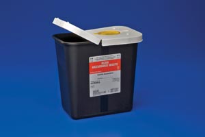 [8602RC] Cardinal Health Hazardous Waste Container, 2 Gal, 20/cs 