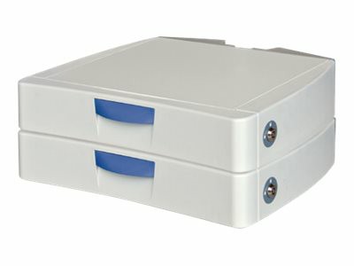 [1975162] Capsa 3 inch Two Locking VX Add-On Drawers for M38e Computing Workstation Cart