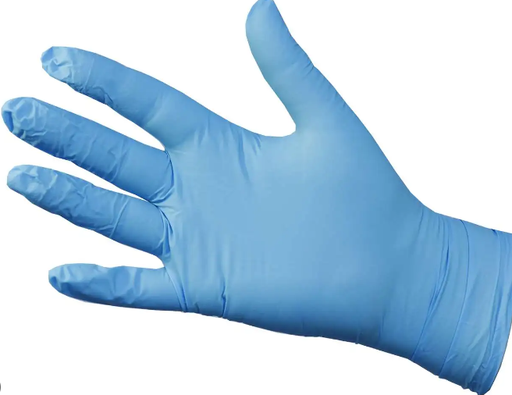 [N861] Ansell Exam Glove, Small, Powder-Free, Nitrile, Textured, Blue