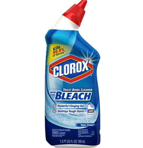 [31395] Clorox Sales Company Clorox™ Toilet Bowl Cleaner, Rain Clean®, 24 oz