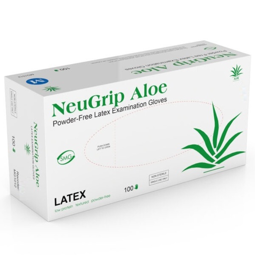 [MG1013] Medgluv, Inc. NeuGrip Exam Glove, Aloe, Large, Powder-Free, Latex, Non-Sterile