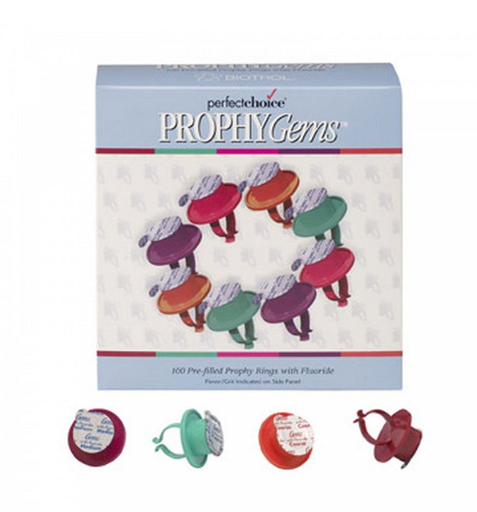 [PGM142AS] Young Dental Manufacturing Biotrol Perfect Choice® Prophy Gems™, Assorted, Medium