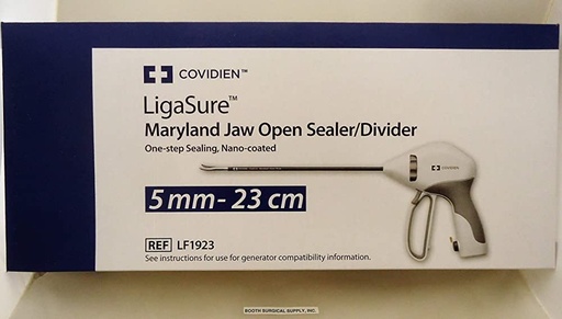 [LF1923] Medtronic/Minimally Invasive Therapies Group Open Sealer/Divider, 23cm, Curved Jaw