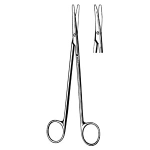 [75-5570] Sklar Instruments Metzenbaum Dissecting Scissors, Straight, 7"