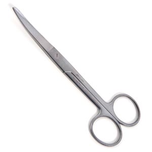 [14-2055] Sklar Instruments Operating Scissor, Curved, Sharp/Blunt, 5.5"