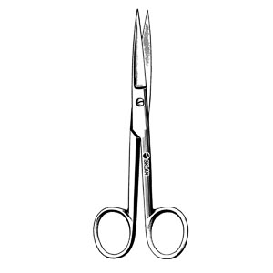[13-1055] Sklar Instruments Operating Scissor, Straight, Sharp/Sharp, 5.5"