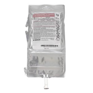[3153-11] B Braun Medical, Inc. 1g CefTRIaxONE For Injection & Dextrose Injection, 50mL