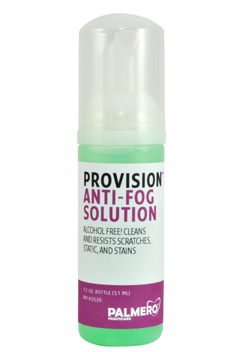 [3536] Palmero ProVision Anti-Fog Solution, 1.7 oz. bottle