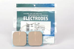 [EP84910] Cardinal Health Model 654 Electrode, 2" x 2" Square, 4/pk