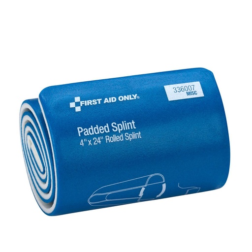 [336007] First Aid Only 24 inch x 4 inch Aluminum Padded Splint Roll