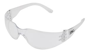 [3607C] Palmero Safety Glasses, Clear Frame/Clear Lens. Child/Youth Size
