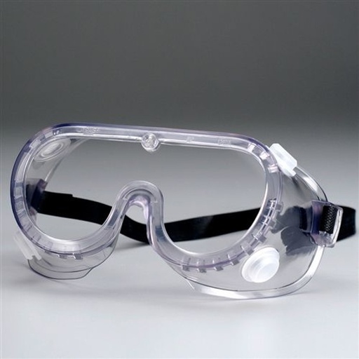 [M767] First Aid Only Protective Splash Goggle with Rubber Strap, Clear