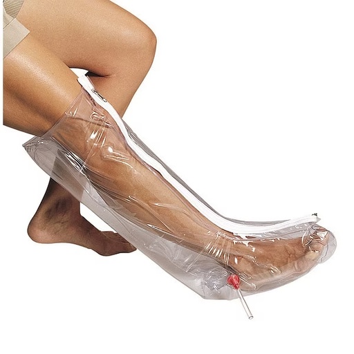 [M5087] First Aid Only Inflatable Air Splint for Half Leg, Transparent