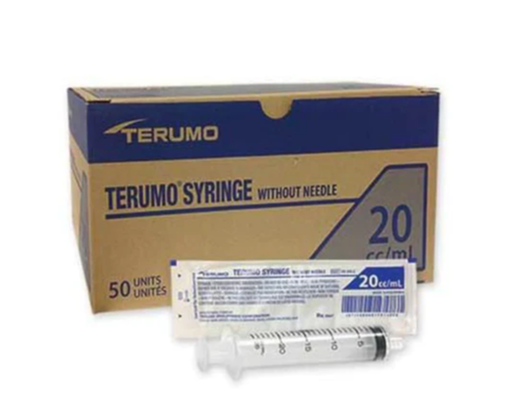 [3SS-20L2] Terumo Medical Corp. Syringe, 20cc, No Needle, Luer Lock (SS-20L2)