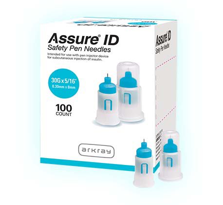 [278130] Arkray USA, Inc. Assure ID Safety Pen Needles, 30G, 5/16" or 8mm Length
