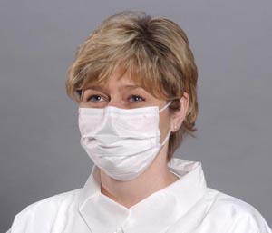 [WH-1155] AlphaProTech Critical Cover® Skin Sensitive Face Ear Loop Masks, 7in, White