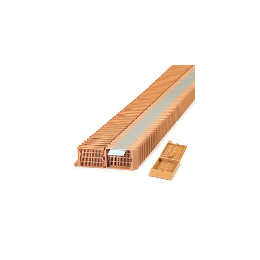 [M505-8T] Simport Scientific Unisette™ Tissue Cassette, 35° Angle Stack, Acetal, Tan, Bulk