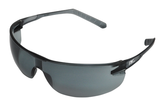 [3608G] Palmero Wraparound Safety Glasses, Grey Frame/Grey Lens, Small/Narrow & Medium Fit