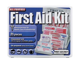 [FAO-106] First Aid Only/Acme United Corporation Travel First Aid Kit, 17 Piece, Plastic Case